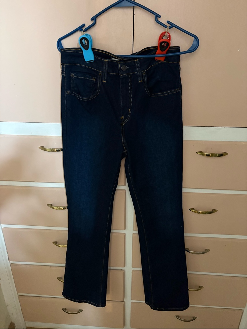 Levi's Dark Indigo Boot-Cut Jeans